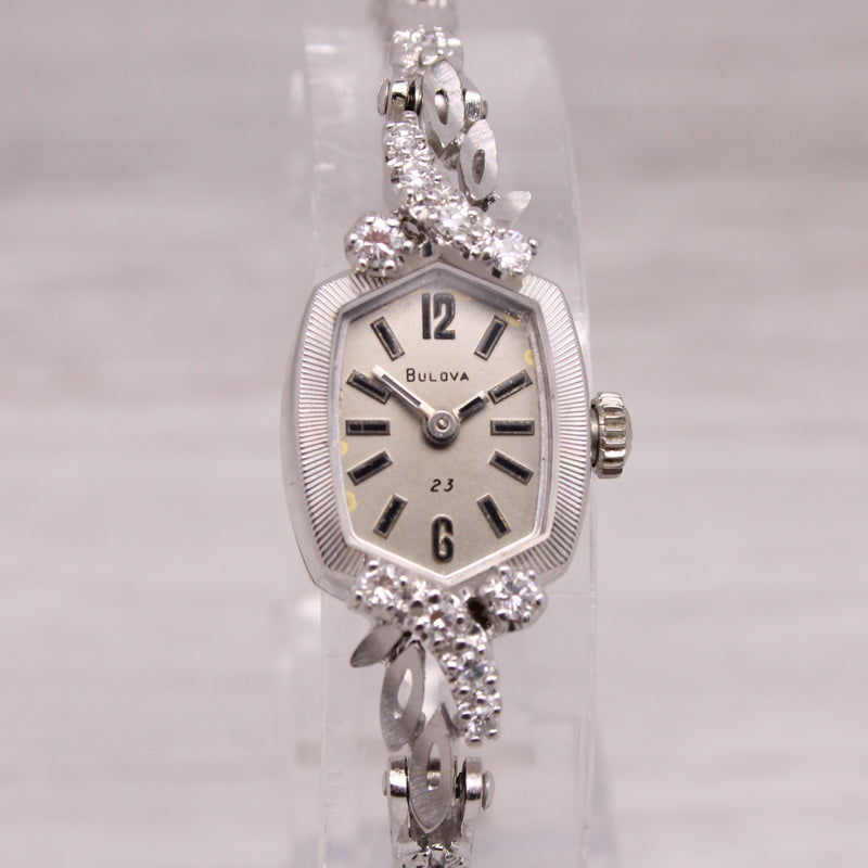 Bulova Women's Diamond Accent Bracelet Watch # 96P204 for sale online | eBay